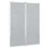 Magnetic Whiteboard Foldable 80x100x1.7 cm Aluminium