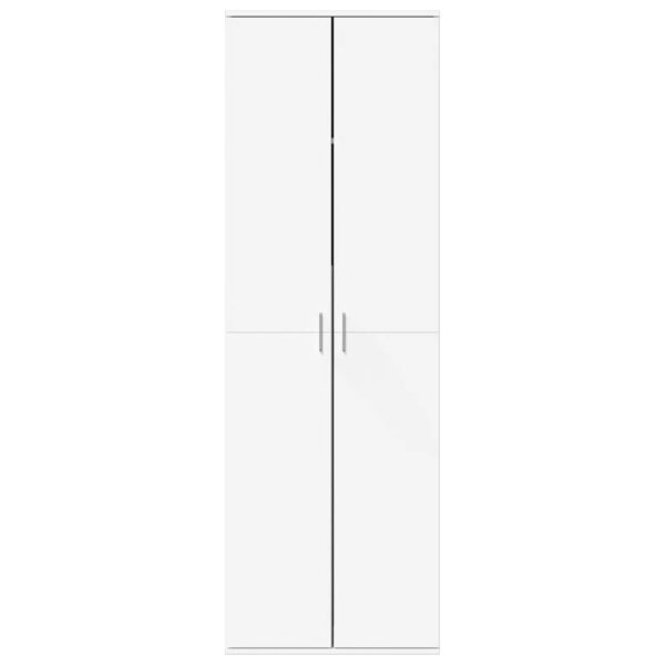 Highboard White 60x35x180 cm Engineered Wood