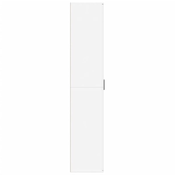 Highboard White 60x35x180 cm Engineered Wood