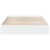 Bed Frame with Drawers without Mattress White 150x200 cm King Size