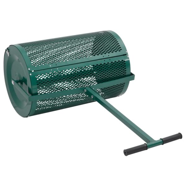 Compost Spreader 75L Green Ã˜40x60 cm Steel