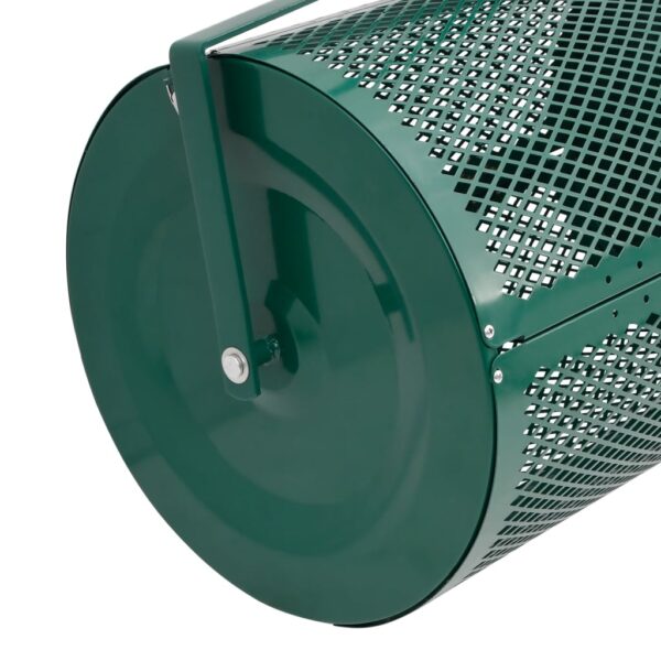Compost Spreader 75L Green Ã˜40x60 cm Steel