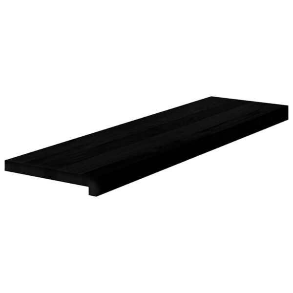 Stair Treads 2 pcs Dark Brown 90x25x2 cm Solid Wood Oak