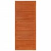 Barn Door Wax Brown 90x208 cm Solid Wood Pine