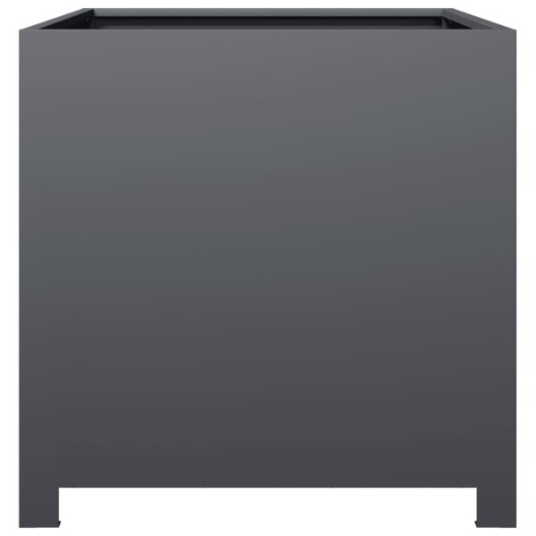 Garden Planter Anthracite 50x50x50 cm Steel