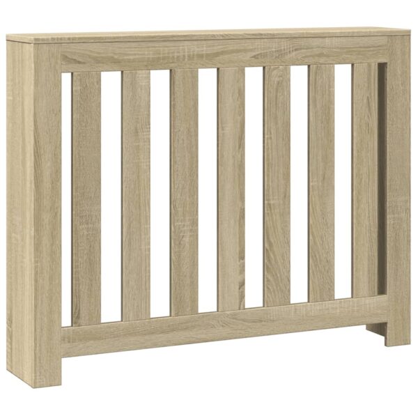 Radiator Cover Sonoma Oak 104x20x82 cm Engineered Wood