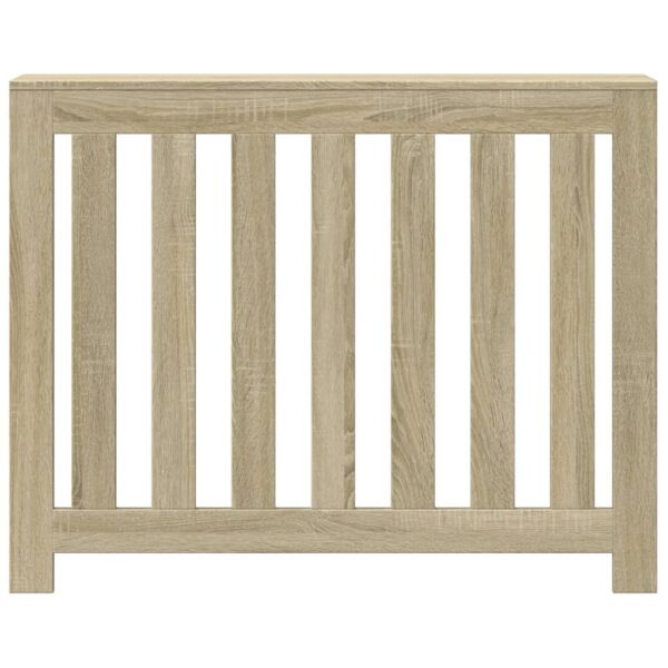 Radiator Cover Sonoma Oak 104x20x82 cm Engineered Wood