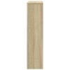 Radiator Cover Sonoma Oak 104x20x82 cm Engineered Wood