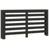 Radiator Cover Black 175x20x82 cm Engineered Wood