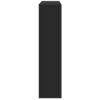 Radiator Cover Black 175x20x82 cm Engineered Wood