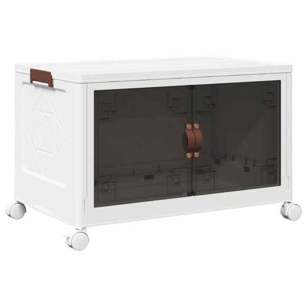 Stackable Storage Box with Wheels 75 L  64x40x41 cm