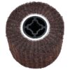 Sanding Rollers 3 pcs Brown 12 x 12 x 10 cm Synthetic fibre