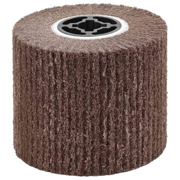 Sanding Rollers 3 pcs Brown 12 x 12 x 10 cm Synthetic fibre