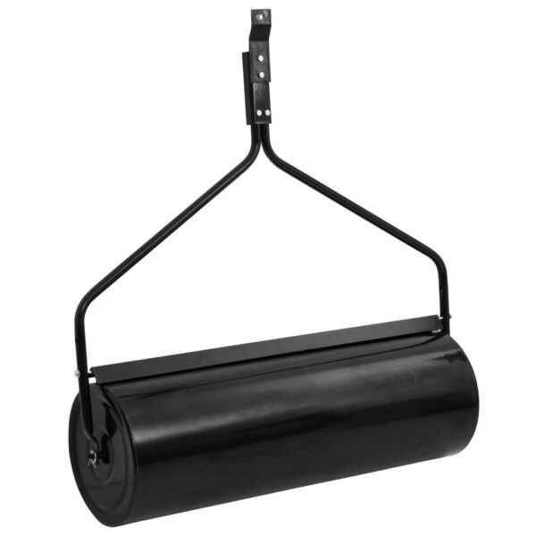 Garden Lawn Roller Pull with Aerator Clamps Black 63 L Iron