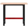 Workbench 100x60x83 cm Solid Wood Beech Rectangular