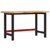 Workbench 140x60x83 cm Solid Wood Acacia Rectangular