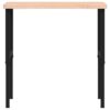 Workbench 100x(55-60)x(73-99.5) cm Solid Wood Beech