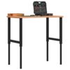 Workbench 100x(55-60)x(71.5-98) cm Solid Wood Beech