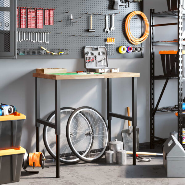 8721158412027_g_en_hd_1.jpg Workbench 100x60x(73-99.5) cm Solid Wood Acacia Rectangular