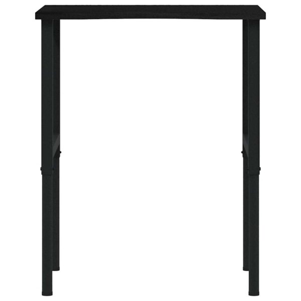 Workbench Dark Brown 80x60x(71.5-98) cm Solid Wood Oak