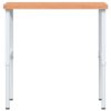 Workbench 100x60x(73-99.5) cm Solid Wood Beech Rectangular