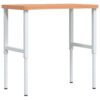 Workbench 100x(55-60)x(73-99.5) cm Solid Wood Beech