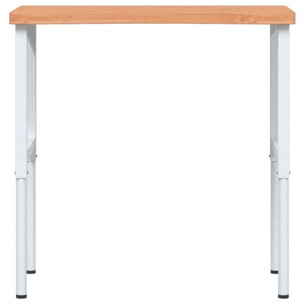 Workbench 100x(55-60)x(73-99.5) cm Solid Wood Beech