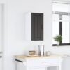 Kitchen Wall Cabinet Lucca Black Engineered Wood