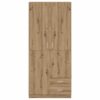 Wardrobe Artisian Oak 80x52x180 cm Engineered Wood