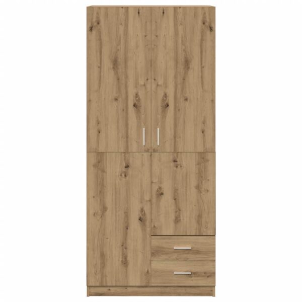 Wardrobe Artisian Oak 80x52x180 cm Engineered Wood