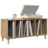 Record Cabinet Artisan Oak 100x38x48 cm Engineered Wood