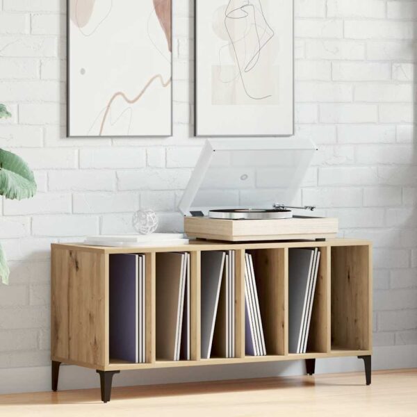 Record Cabinet Artisan Oak 100x38x48 cm Engineered Wood