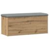 Storage Bench Artisan Oak 102x42x45 cm Engineered Wood