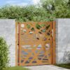 Garden Gate 105x105 cm Weathering Steel Light Design