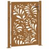Garden Gate 105x130 cm Weathering Steel Wave Design
