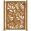 Garden Gate 105x130 cm Weathering Steel Wave Design