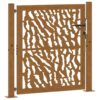 Garden Gate 105x105 cm Weathering Steel Trace Design