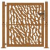 Garden Gate 105x105 cm Weathering Steel Trace Design