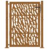 Garden Gate 105x130 cm Weathering Steel Trace Design