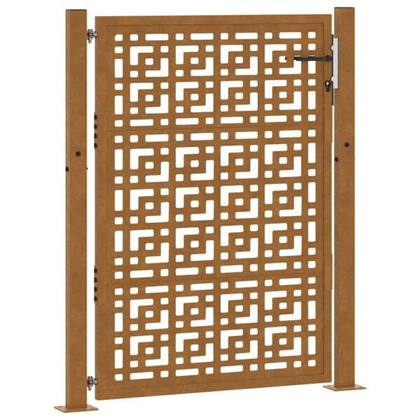 8721158572820_a_en_hd_1.jpg Garden Gate 105x130 cm Weathering Steel Cross Design