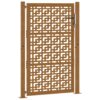 Garden Gate 105x155 cm Weathering Steel Cross Design