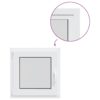Basement Window "RISOR" 50x50 cm Tilt&Turn DIN Left White