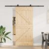 8721158837431_g_en_hd_1.jpg Sliding Door with Hardware Set 95x210 cm Solid Wood Pine