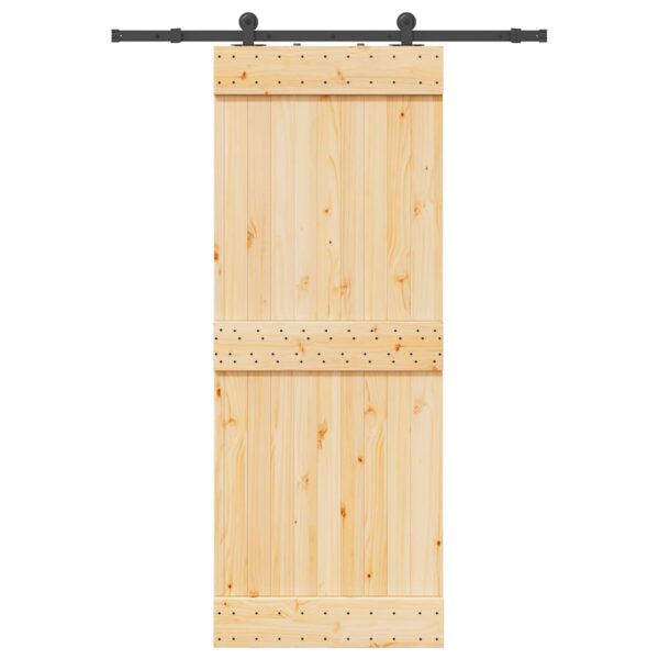 8721158837844_a_en_hd_1.jpg Sliding Door with Hardware Set 80x210 cm Solid Wood Pine