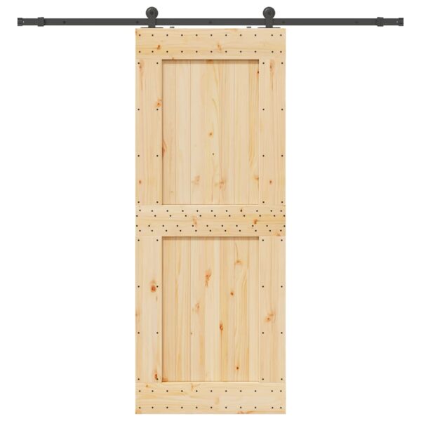 8721158838407_a_en_hd_1.jpg Sliding Door with Hardware Set 90x210 cm Solid Wood Pine