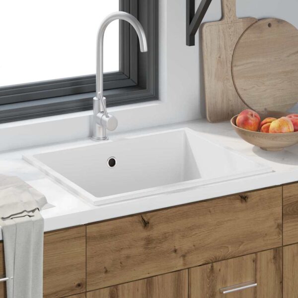 Kitchen Sink White 54 x 44 x 20 cm Granite