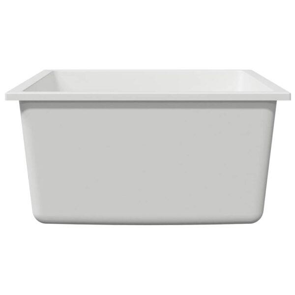 Kitchen Sink White 38 x 44 x 20 cm Granite