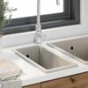 Kitchen Sink Beige 21 x 44 x 14 cm Granite