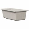 Kitchen Sink Beige 21 x 44 x 14 cm Granite