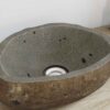 Basin Light grey (30-37) x (25-30) x 12 cm River stone
